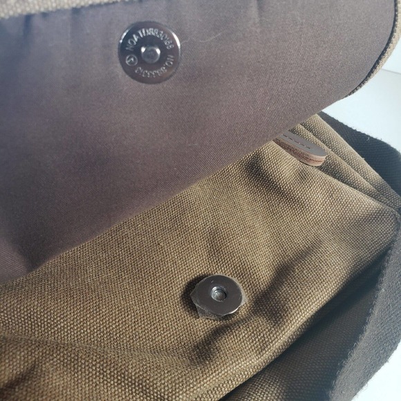 Verlenpaple Unisex Canvas Shoulder/Crossbody Bag Travel Sight See Multi-Pockets - Picture 11 of 14